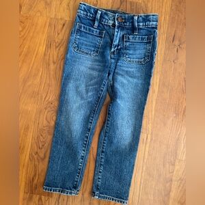 Crew cuts straight leg Classic Blue Denim Jeans size 6